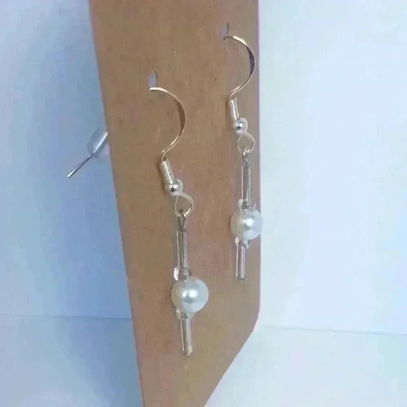 925 handmade beaded earrings - Picture 3 of 3